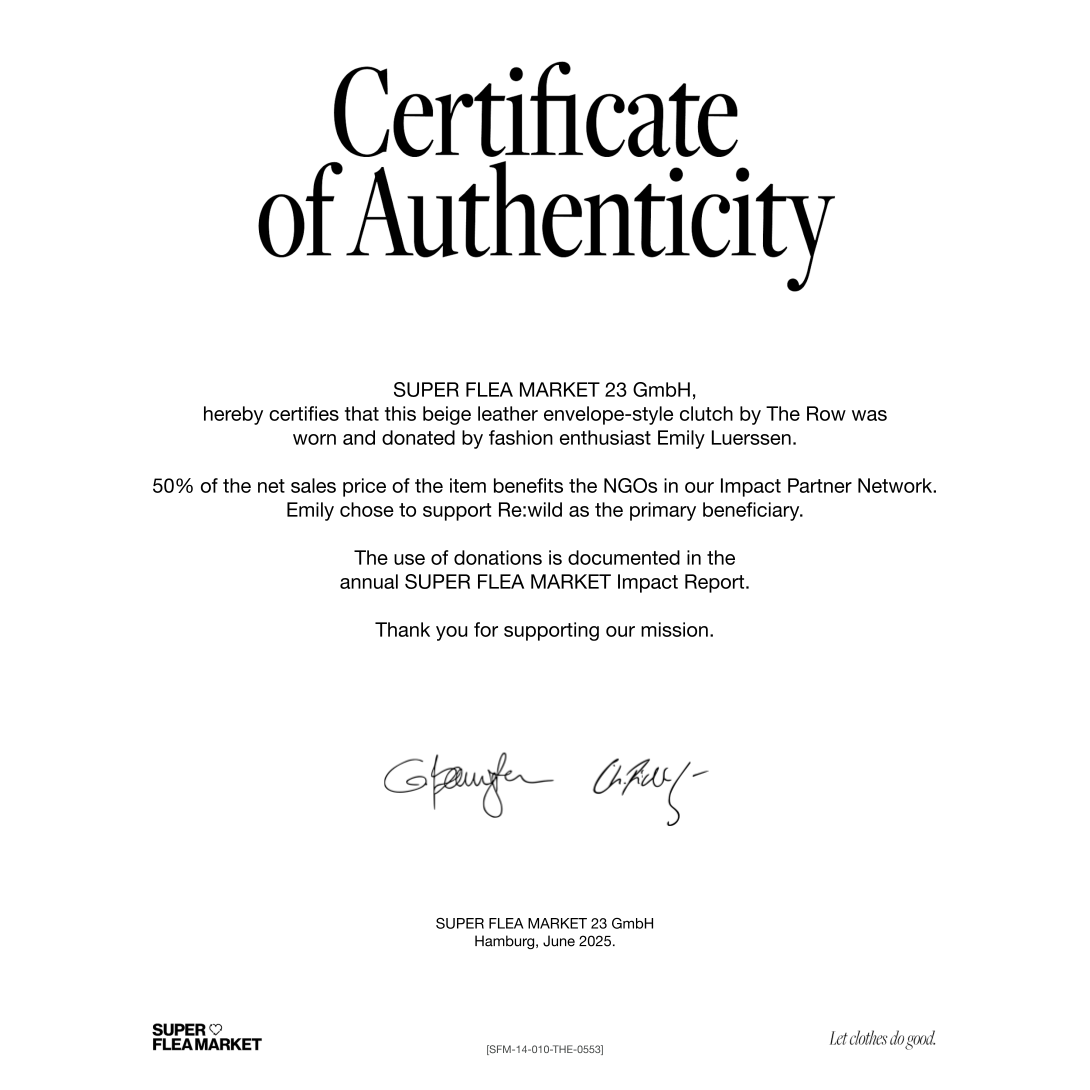 Super Flea Market+The Row+Beige mini bag+Emily Luerrsen+certificate2